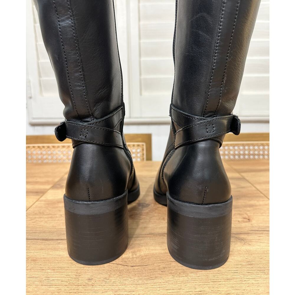 Naturalizer Women's Elliot Knee High Boots Black Leather 8.5 Wide NWOB Wide Calf - Picture 13 of 15